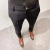 Calça casual de negócios slim fit monocromática masculina, terno de linho de alta qualidade, de escritório formal, social, plus size 38 - Wolf Games