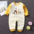 Bebê recém-nascido macacão meninas meninos bonito dos desenhos animados animal listra roupas para crianças 0-24 meses outono macacão roupas trajes - comprar online