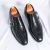Sapatos masculinos de couro monge, vestido retrô clássico, fivela de dedo apontado, macio e confortável, escritório e casamento na internet