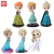 Bandai original qposket disney princesa modelo colecionável congelado elsa anna coroação estilo figura de ação brinquedos presente para crianças