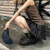 Bota de salto baixo de dedo redondo feminina, fivela curta, moda casual, monocromática, venda quente, primavera e outono, 2024 - Wolf Games