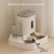 Alimentador automático gato cão tigela de comida com fonte de água pet grande capacidade levantado suporte prato tigela para gato bebedor acessórios - comprar online
