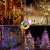 Lâmpada solar LED, luzes solares ao ar livre, guirlanda, luz de fada impermeável, decoração de Natal, festa de casamento, decoração de ano novo na internet