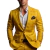 Casaco de terno xadrez slim fit estampado masculino, fechamento de botão único, cardigã reto de comprimento médio, casaco de trabalho, estilo comercial formal, manga comprida, cardigã - comprar online