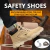 Sapatos de segurança de trabalho masculino, botas anti-quebra, tênis anti-facada, bota de trabalho indestrutível na internet