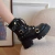 Botas curtas com corrente de rebite feminino, sapatos góticos, botas Lady Rock, decoração metálica, estilo punk, moda de rua, novo, 2024 na internet