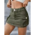 Bolsa Feminina Ins Style Monocromática Hip Bag Overskirt, Slim Hip Bag, Cintura Baixa, Monocromática, Verão, Nova, Y2K, Europa e América, 2022 - loja online