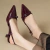 Salto médio sexy para mulheres, sapatos de festa, sandálias de grife, bombas de marca, slingback, chinelos casuais, verão, novo, 2023 na internet