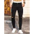 Moda masculina rua rasgado jeans preto puro estiramento apertado pequeno pé lápis calças namorado clube roupas denim ropa hombre na internet