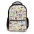 Stranger Things High Capacity Waterproof Mochila Universitária para Meninas, Mochilas Escolares Laptop na Moda, Nova Moda, 17";;VERDADEIRO;;"Background color na internet