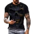 Camiseta de crânio extragrande manga curta masculina, streetwear de hip-hop, blusa casual, camiseta Harajuku, Y2k, roupa gola O, tendência na internet