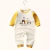 Bebê recém-nascido macacão meninas meninos bonito dos desenhos animados animal listra roupas para crianças 0-24 meses outono macacão roupas trajes