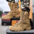 Botas táticas de forças especiais masculinas, leves, antiderrapantes, sapatos de campo impermeáveis, ao ar livre, outono na internet