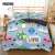 Conjunto de cama para meninos da aviação dos desenhos animados, astronauta Duvet Cover, Blue Sky Dream Quilt Cover, gêmeo, único, tamanhos duplos, fronha na internet