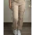 Calça cargosa com cordão longo feminina, calça algemada com cordão, moda casual diária, design versátil de bolso de rua, Primavera, 2022 - Wolf Games