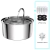Alimentador de água para animais de estimação, aço inoxidável, fonte de água automática, usb, elétrico, mudo para gato, cachorro, filtro, fonte, tigela inteligente na internet