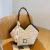 Saco de praia palha de verão, bolsa de ombro de grande capacidade, textura high-end, versátil, elegante, tote, novo 2020 - loja online
