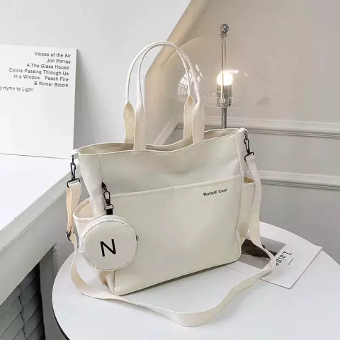 Bolsa de Ombro de Lona Japonesa para Mulheres, Crossbody Messenger Bag, Senhoras Bolsas de Mão, Bolsa Feminina, Senhoras, Tote, 2022