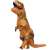 Trajes de dinossauro inflável t-rex cosplay anime explodir festa traje de halloween para mulher homem criança adulto crianças mascote