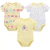 Algodão das meninas do bebê Bodysuit de manga curta, recém-nascido Vestuário, Criança, 0-12 meses, 3 6 Pcs por lote - Wolf Games