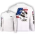 Manga Longa dos homens Proteção UV Crewneck Camisa, Tops De Pesca, Roupas Esportivas, Camisa Estampada, Estampa Humana - Wolf Games