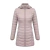 Santelon mulheres longo parka quente para as mulheres ultraleve casaco casaco acolchoado puffer com capuz destacável roupas outwear leve - Wolf Games