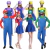 Jogo marios super luigi irmãos uniforme conjunto cosplay trajes engraçado anime adulto homem macacão mulher vestido traje de halloween