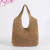 Gusure casual palha sacos de ombro das mulheres de vime tecido senhoras bolsas artesanais praia verão grandes totes saco bohemia - Wolf Games