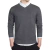 Camisola de algodão tricotada com decote v masculino, pulôveres slim fit, monocromático, marca casual, suéteres masculinos, outono 2022 na internet