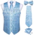 Festa de casamento ouro colete paisley floral jacquard colete masculino 4 pçs colete gravata lenço anel hanky abotoaduras conjunto dibangu na internet