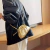 Embreagem macia de bolinho de couro PU para mulheres, bolsa de hobo nuvem, bolsa elegante elegante, bolsa pequena, design de luxo, ouro e prata