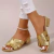 Chinelos antiderrapantes de fundo plano de dedo aberto para mulheres, sandálias de praia femininas, slides de moda sexy, sapatos ao ar livre, novos, verão, 2022 - loja online