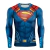 Camiseta de manga comprida super-herói masculina, impressão digital 3D, camisa apertada, ao ar livre, corrida, fitness, ginásio - Wolf Games