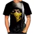 Mortal Kombat 11 T-shirts impressas em 3D para homens e mulheres, roupas de rua grandes, Harajuku Tees, tops, roupas infantis, jogos de luta - Wolf Games