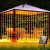 Outdoor Solar Curtain String Light, Waterfall Garland, Fairy Lights, Jardim, Halloween, Decoração de Natal, Iluminação do feriado, 300LEDs - Wolf Games