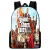 Mochila escolar impermeável para meninos e meninas, mochila para Grand Theft Auto Collage, jogo de aventura, bolsa GTA na internet