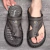 Sandálias dos homens Atacado de Verão de sola Macia Anti derrapante Sapatos de Praia dos homens Grande Nova flip-flops Casual Outwear Sandálias - Wolf Games