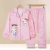 Sanrio Cinnamon Kuromi Pijama infantil, pijama solto, cardigã casual, manga longa, minha melodia, roupas de anime kawaii, gola aleta