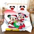 Natal mickey minnie jogo de cama capa edredon fronha casa têxtil roupa crianças presente cama king size conjunto - loja online