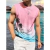 Camisola regata com estampa em peixe estilo havaiano masculina, camiseta sem mangas, moda casual diária, festa à beira-mar, verão - Wolf Games
