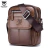 Bolsa de Ombro Casual Masculina Bullcaptain, bolsa mensageiro de negócios, mini bolsa de couro de vaca de alta qualidade, bolso de grande capacidade