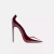 Bombas de couro genuíno para mulheres, fundo vermelho, dedo apontado, salto alto, estilete elegante, sapatos femininos, tendência luxuosa, 44, 2024 - Wolf Games