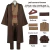 Star wars jedi cosplay traje comércio exterior manteau manto anna ouro cosplay traje exclusivo roupas de propósito especial da china na internet
