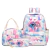 Disney Cartoon School Bookbag para crianças, Lilo e Stitch Student, Boy and Girl Schoolbag, mochila colorida com lancheira, adolescente, 3pcs por conjunto - comprar online