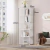 Dustproof High Capacity Partition Wardrobe, Open Bookshelf, Montagem simples Armário de armazenamento, Mobília do quarto, 6 camadas, 5 camadas