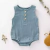 Verão infantil bebê meninos meninas macacão musselina sem mangas recém-nascido macacão moda roupas do bebê na internet