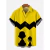 Camisa de praia de manga curta masculina, casaco de lapela confortável, top estampado, tamanho grande, solta, verão, novo, 2024 - Wolf Games