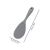 Pendurado Silicone Arroz Colher Panela de cozinha Non-stick Saucepan Fogão de arroz elétrico Cooking Scoop com buracos Itens domésticos - comprar online
