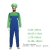 Jogo marios super luigi irmãos uniforme conjunto cosplay trajes engraçado anime adulto homem macacão mulher vestido traje de halloween - Wolf Games