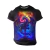 Camiseta de manga curta com estampa Dragão 3D masculina, camiseta casual diária de rua, esportes ao ar livre, moda urbana, verão